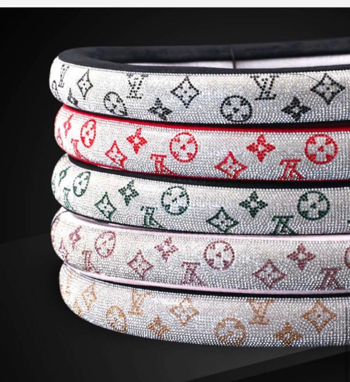 Sparkly steering wheel covers