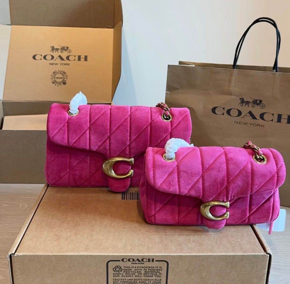 Hot pink purse