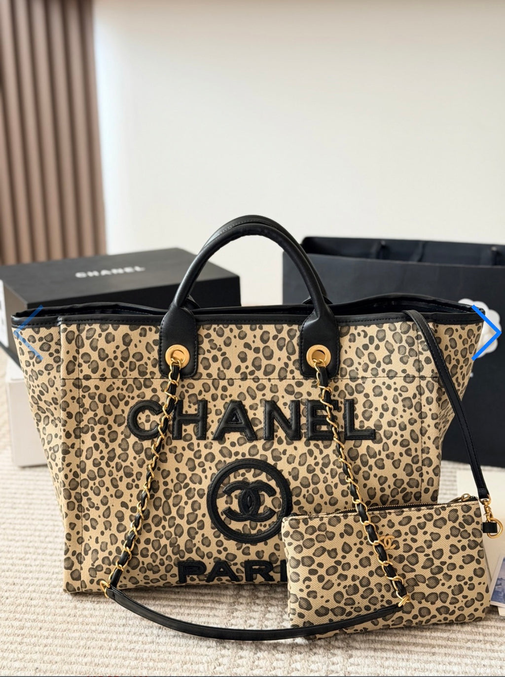 Coco printed tote
