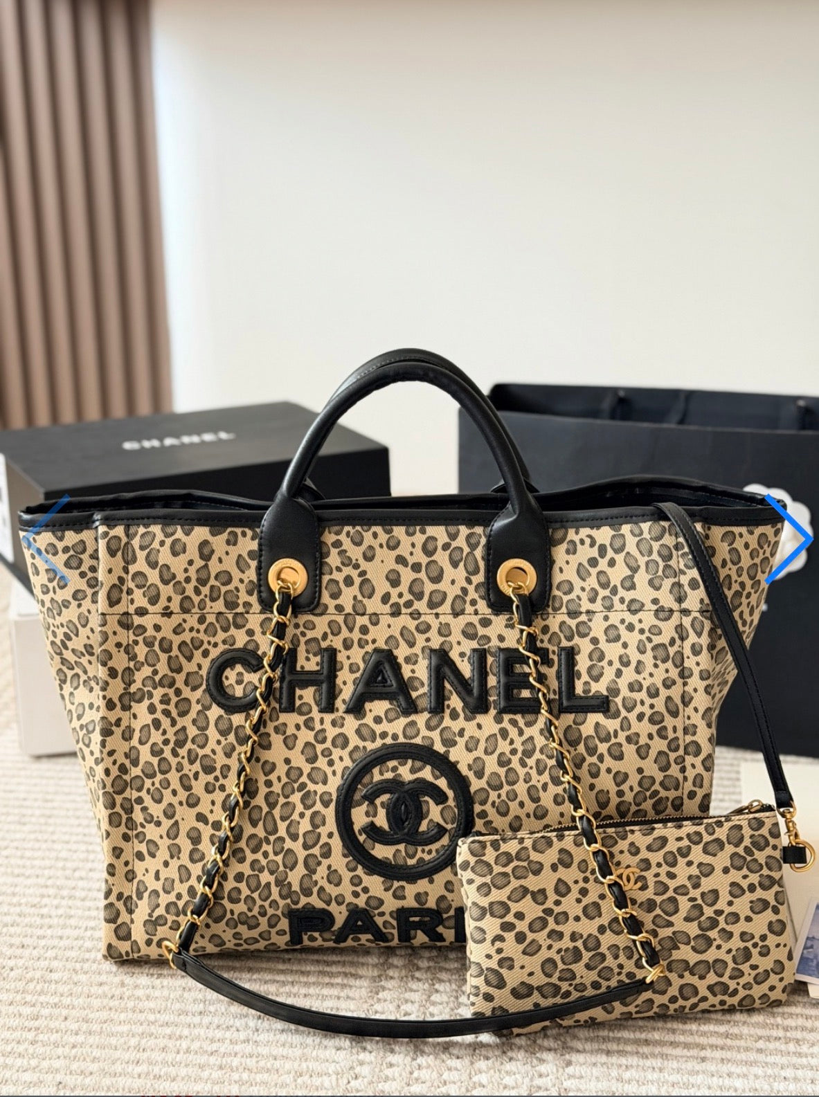 Coco printed tote