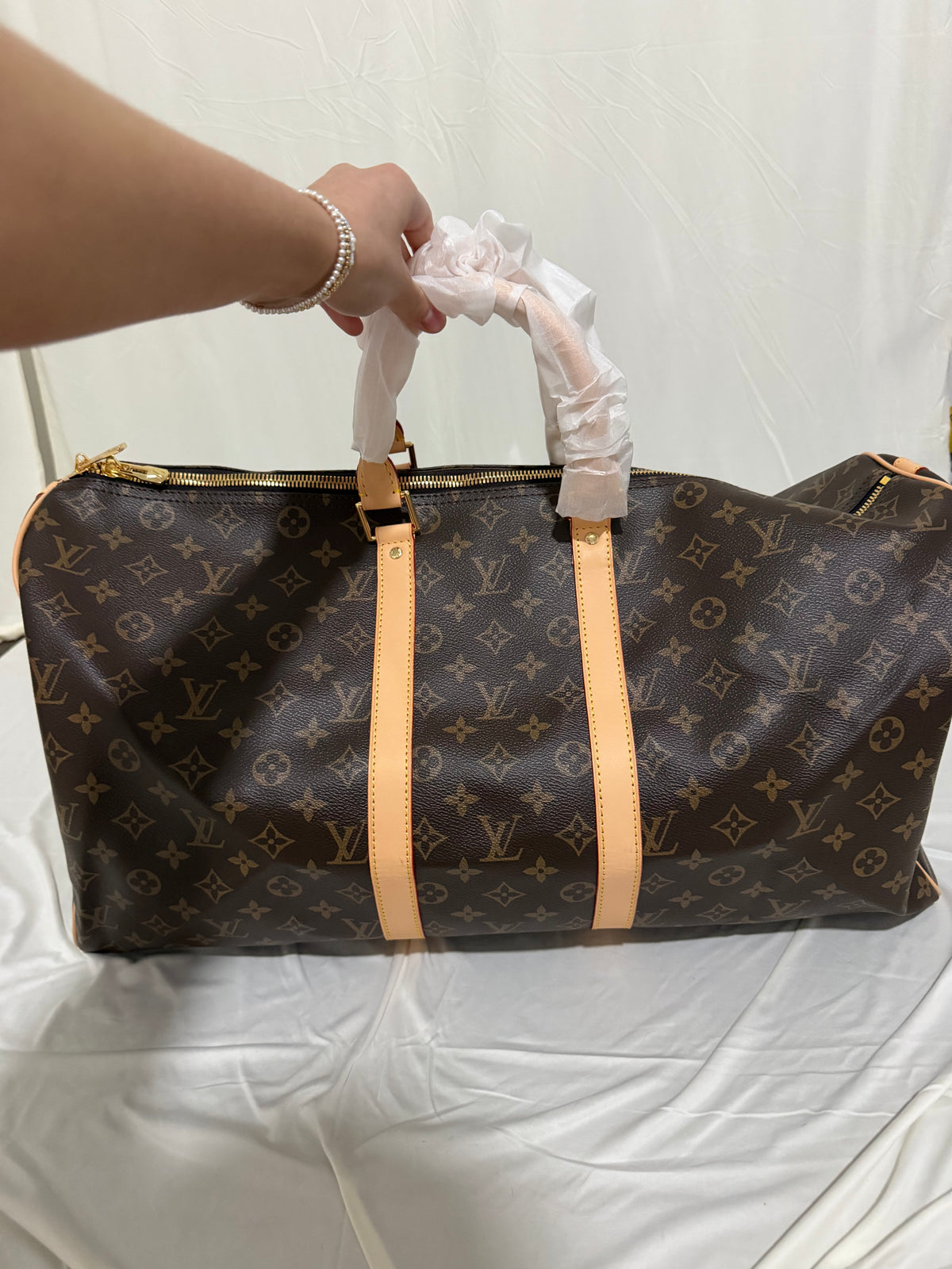brown duffle 55cm