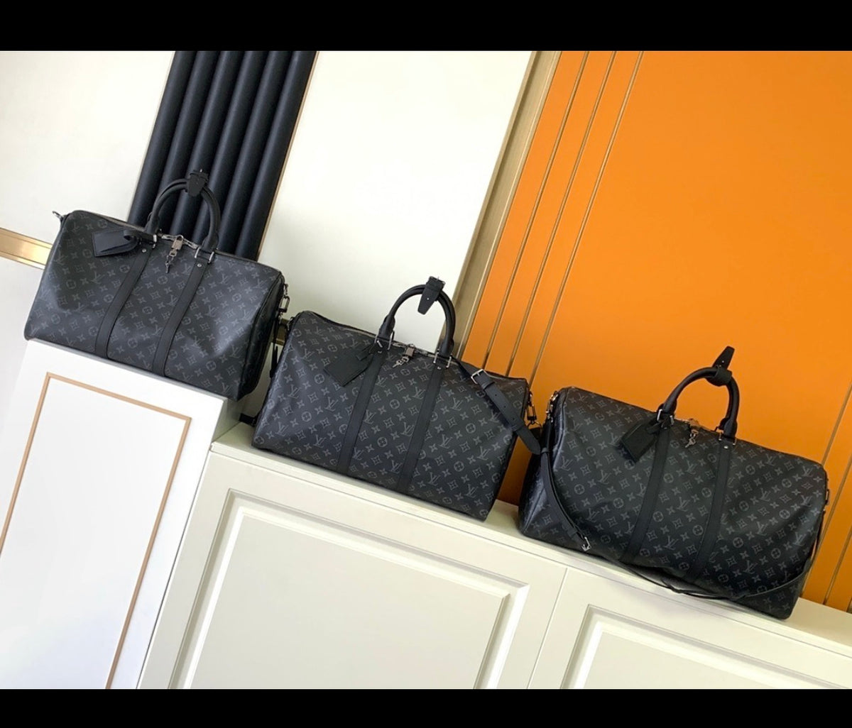 Black duffle