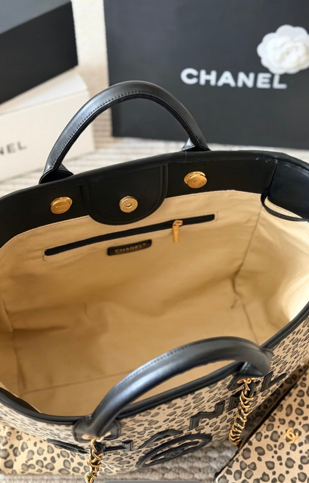 Coco printed tote
