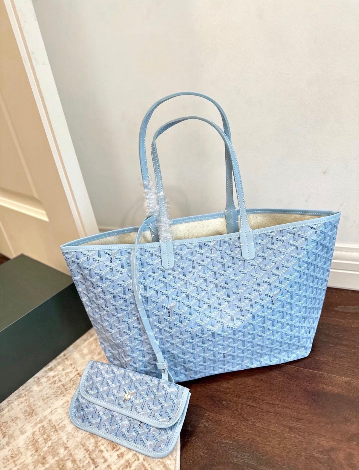 Blue purse